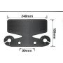 Bumper Protector With Double Socket Holders - Black