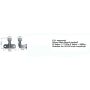 High Reach 50mm Towball Silver E Approved
