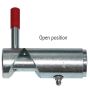 Small Twist bolt zinc plated weld on 53x25x12mm