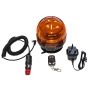 TrailerTek LED Rechargeable Warning Light, Enhanced Magnetic Base with Sucker, 12 Pcs * 3W LED