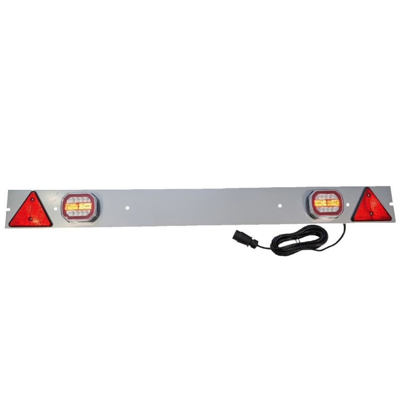 LED Trailer Light Board, Zinc Alloy Board, 2.1M Length with 7.5M Cable, 7-Pin EU Plug