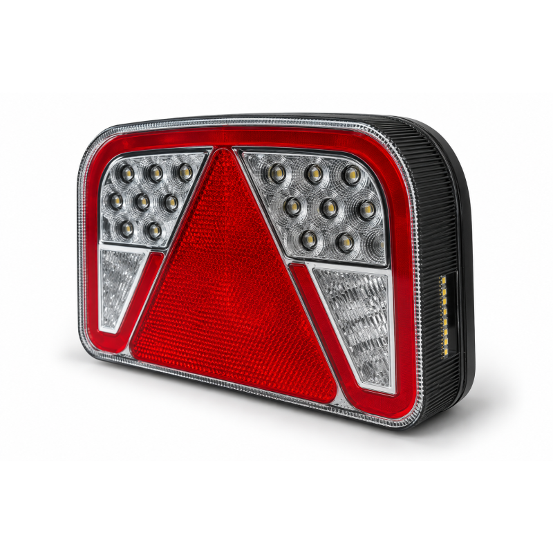 LED Trailer Light(Left), DC12-24V, Screw Base with 1 Metre Cable, LED Light Source, ABS+PC Housing