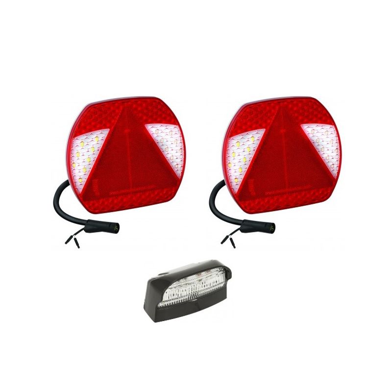 Trailer Rear Number Plate Light Wiring Kit