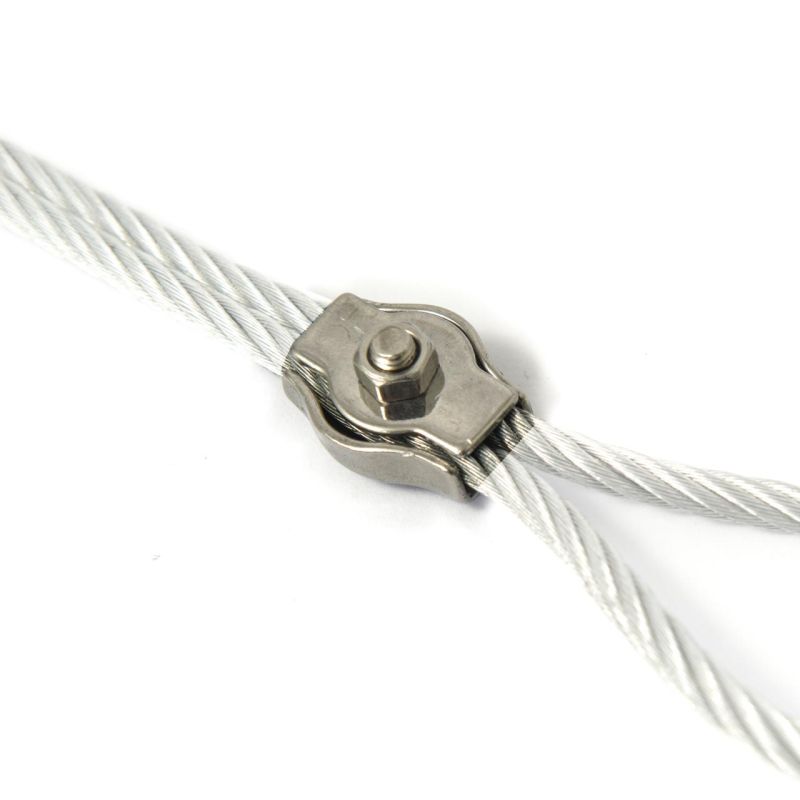 Stainless Simplex wire rope grip 3mm. cable