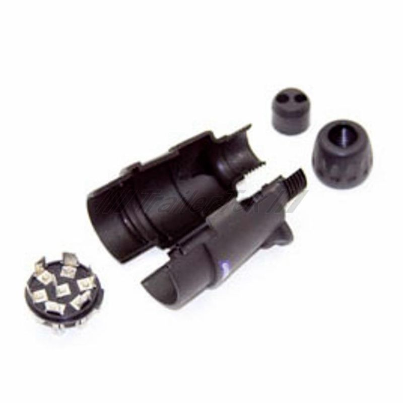 7-pin plug with spade connectors