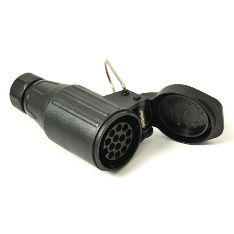 8-Pin In-Line Extension Lead Socket