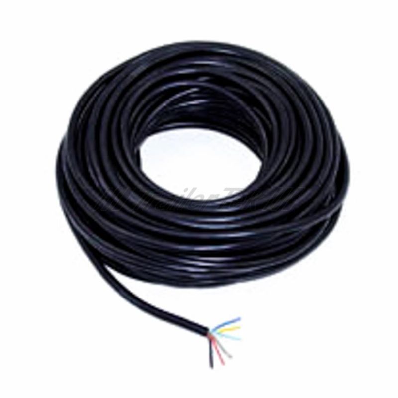 5 Amp 7-Core Black Cable, 30m Roll