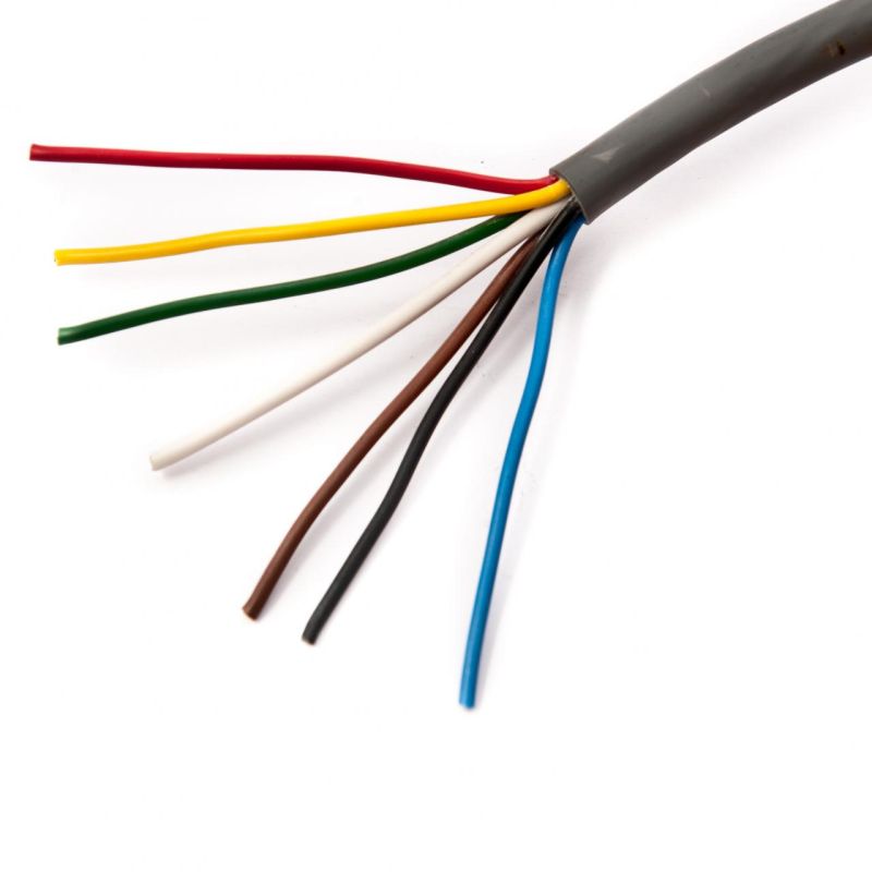 Grey 7-core cable by the meter