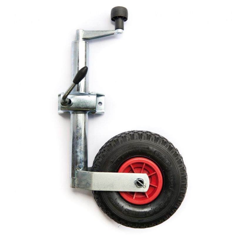 TT Pneumatic Jockey Wheel and Clamp (48mm Diameter)
