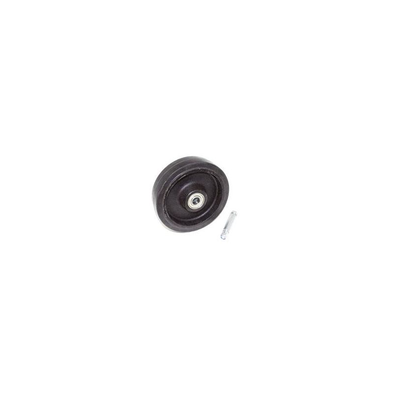 Cast steel spare wheel for H/D serrated jockey wheel