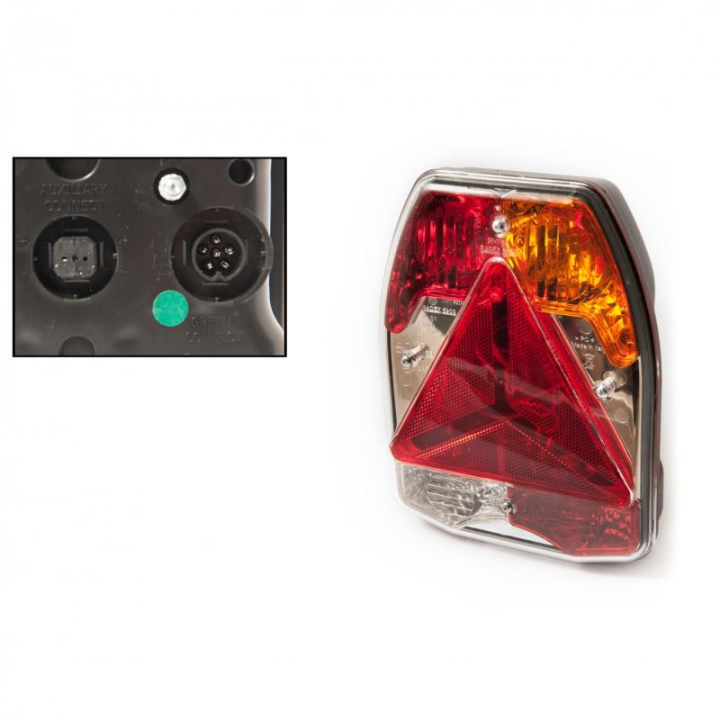 RADEX 6900 6-Function RH Light Cluster, Vertical, 6+4 Pin Plug-In