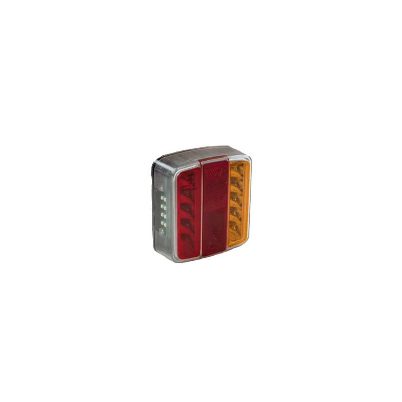 TT2 LED Rear Square Lamp With Number Plate Light