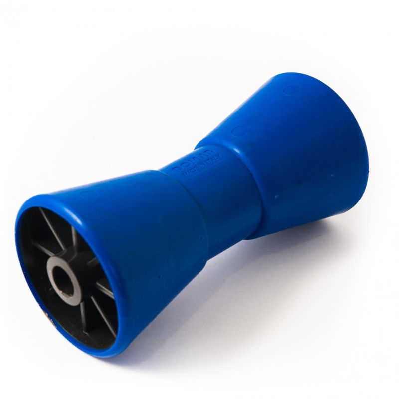 Blue 8" Keel V Roller With 16mm Bore