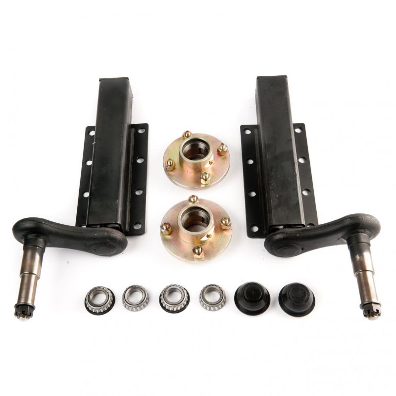 Peak 750 kg. suspension kit, extended stubs with cast hubs with 4