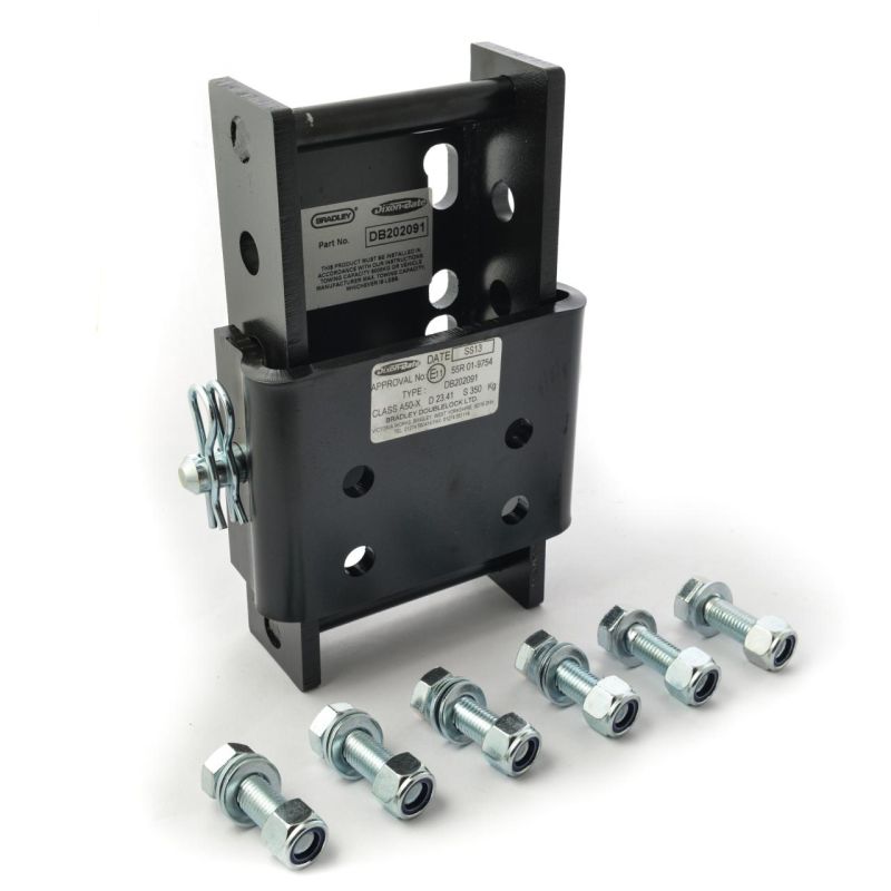 Bradley single pin height adjustable coupling