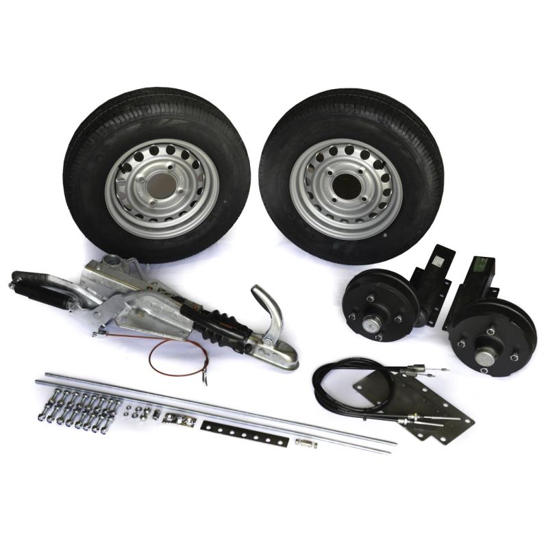 Trailer kit, 1300 kg., braked with 13