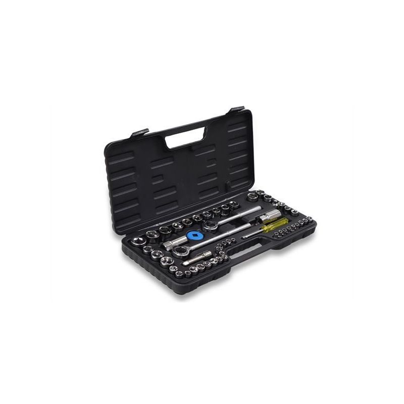 52-Piece Steel Socket Set
