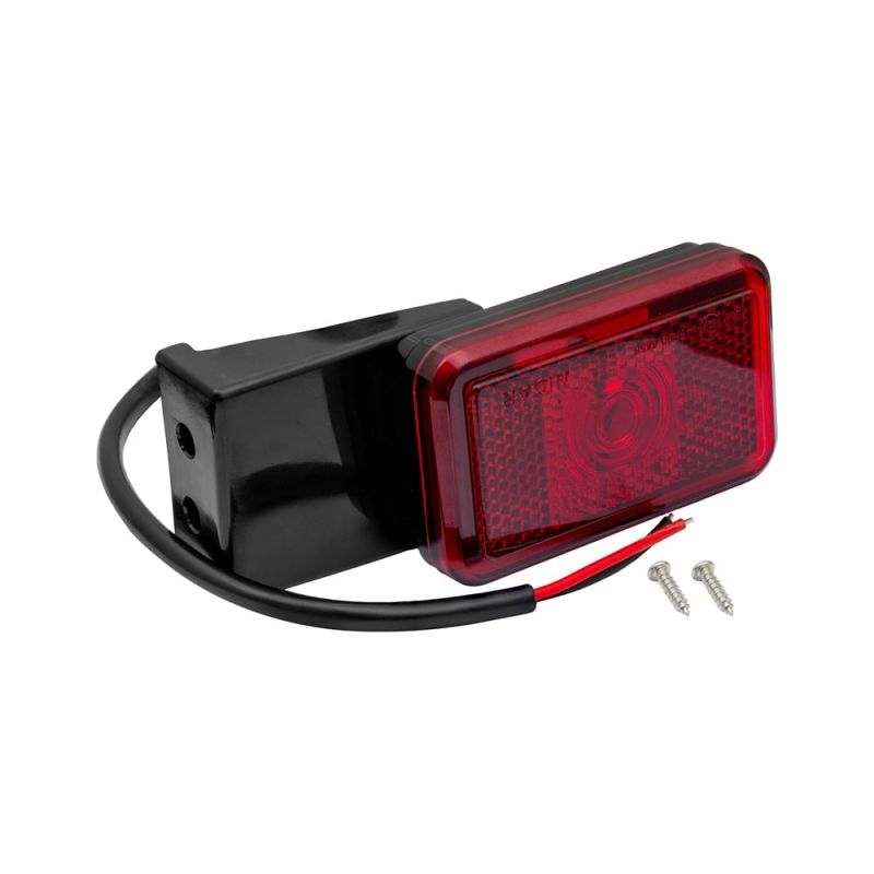 TrailerTek LED Red Side Marker Light, Position/Reflector, 12-24V
